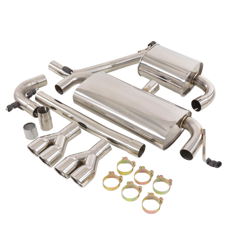 FK Duplex Sports Exhaust Complete System For Audi