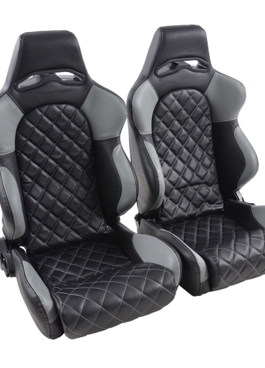 Portseat Set Las Vegas Artificial Leather Black