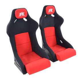 Sportseat Set Evolution Fabric Red